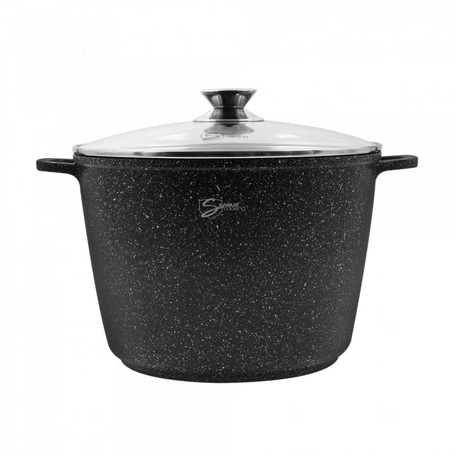 Oala inalta cu capac SAMUS,TOL242-OIC, 24X16.5 CM, 6.2 L,Toledo Line,Negru SAM