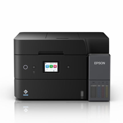 Multifunctional inkjet color Epson EcoTank CISS L6390, dimensiune A4 (Printare,Copiere, Scanare, Fax), printare borderless, viteza 35ppm alb-negru, 23ppm color, rezolutie 4800x1200 dpi, alimentare hartie 250 coli,ADF 30 coli, duplex automat ,scanner CIS rezolutie 1200x2400, display: Color