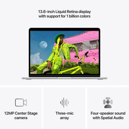 MacBook Air 13.6" Retina/Apple M5 (CPU 10-core, GPU 10-core, NeuralEngine16-core)/24GB/1TB - Silver - INT KB (No Adapter) - 2026