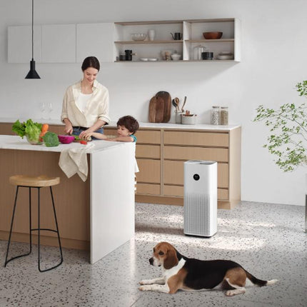 Xiaomi Smart Air Purifier 4 Pro 50 W, Suitable for rooms up to 35â€“60 mÂ², 500 mÂ³, White