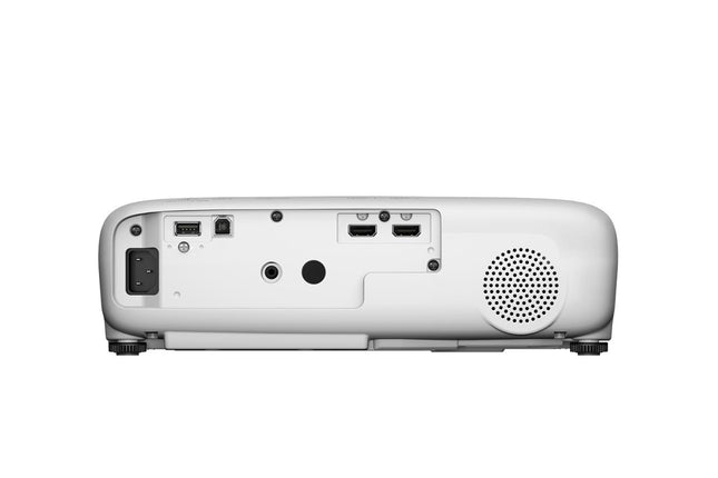 PROJECTOR EPSON EB-FH08, Tehnologie 3LCD, Luminozitate; 3600 Lumeni, Rezolutie: FullHD 1080p, Aspect 16:9, Sursa lumina: Lampa, Durata de viata lampa: 6.000h, 12.000h eco mode, Contrast: 16.000:1, Refresh rate: 192 Hz - 240 Hz, Interfata; USB 2.0 Type B (Service Only), HDMI in (2x), Jack plug out
