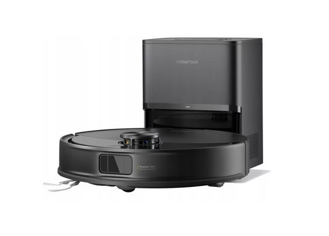 Robot de aspirare Roborock Q10 PF+, aspirator si mop cu statie de golire automata, 10.000 Pa, baterie 5.200 mAh, autonomie 180 min, navigatie AI, recipient praf 2.7L, Liftable Mop, Suport Alexa si Google Home, negru