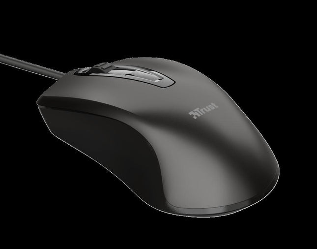 Mouse Trust Carve, USB Mouse, negru
