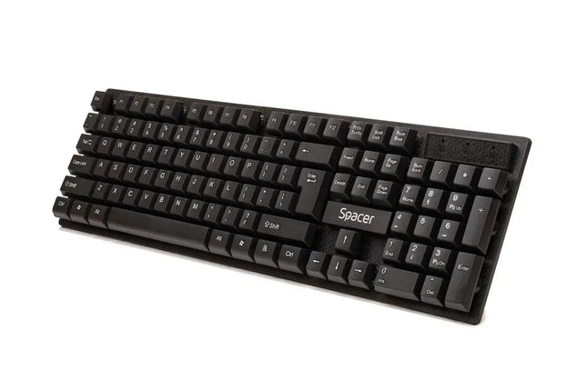 KIT Tastatura si Mouse Spacer SPDS-1100 fara fir, USB, tastatura wireless + mouse wireless, black, â€žSPDS-1100â€