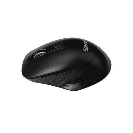 Mouse Spacer, PC sau NB, wireless, 2.4GHz + Bluetooth 5.1, optic, max.1600 dpi, butoane/scroll 6/1,buton ON/OFF, negru,baterii AAAx2 incluse