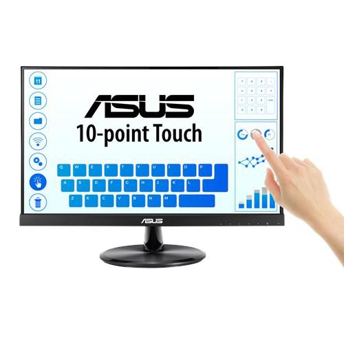 Monitor Asus 21.5" VT229H, Touch: 10pts, Diagonal (inch): 21.5, Diagonal (cm): 54.5, Aspect ratio: 16:9, Panel: IPS, Resolution: 1920x1080, Refresh Rate: 60Hz, Response time GtG: 5ms, Brightness (max): 250 cd/ãŽ¡, Contrast (static) : 1000:1, Contrast (dynamic): 100M:1, Viewing angle: 178Â°/178Â°