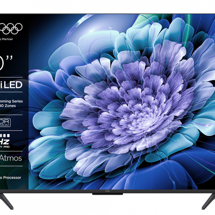 Televizor TCL QD-MiniLED 50C61K, 126 cm, Smart Google TV, 4K Ultra HD, 144Hz