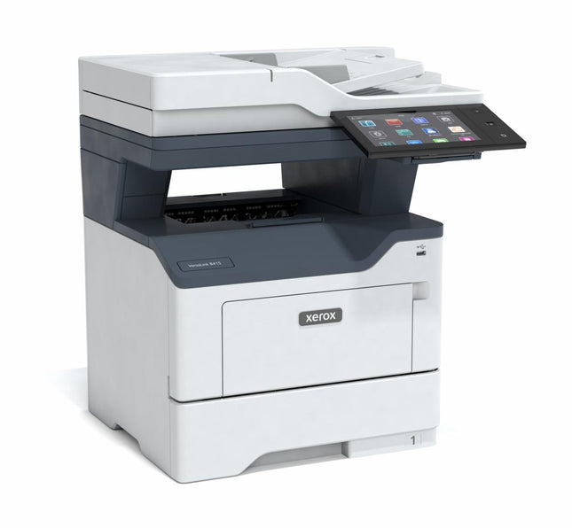 Multifunctional laser monocrom Xerox B415V_DN Imprimare/Copiere/Scanare/Fax, A4, Viteza PÃ¢nÄƒ la 50/47 ppm Letter/A4, procesor Quad Core de 1,2 GHz/2 GB, Memorie sistem/32 GB eMMC/OpÈ›ional: HDD 500+ GB, Interfata Gigabit Ethernet 10/100/1000, USB de mare vitezÄƒ 2.0 (tip A), USB de mare vitezÄƒ (tip
