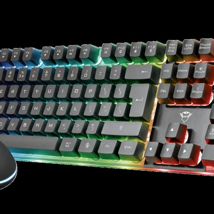 Kit Tastatura + Mouse Trust GXT 838 Azor Gaming Combo, negru