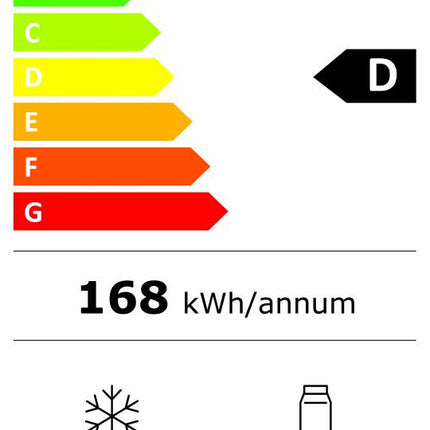 Combina frigorifica HEINNER HC-HM262INVXD, 262 l, Clasa D, Nu, Compresor inverter, Aspect inox