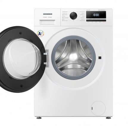 Mașină de Spălat Rufe Heinner HWM-HME8014IVA20+++, 8 Kg, 1400 Rpm, Clasa A-20%, Motor Inverter, Display Digital, Program Allergy Steam, Alb