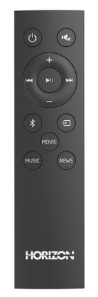 SOUNDBAR HORIZON HAV-S3600 / System 2.0 / RMS 100W (25W x4) / Digital Optical / AUX (3.5mm) / HDMI-ARC (CEC) / BT 5.3 / USB Playback / DOT- Matrix Display / Remote + Button Keys / Impedance: 6Î© x4 / Signal to Noise Ratio (SNR): 70dB / Total Harmonic Distortion (THD): 1% (1kHz, 1W) / Wall-Mount Ready