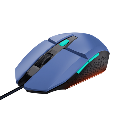 Mouse Trust GXT110W Felox cu fir 400 DPI, albastru