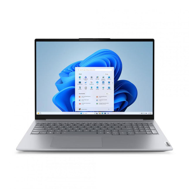 Laptop Education Lenovo ThinkBook 16 G8 IRL, cu procesor Intel Core 3 100U, 16'' IPS, 8 GB DDR5, 512 GB, Intel UHD Graphics, Windows 11 Pro Edu, 3 ani Garantie