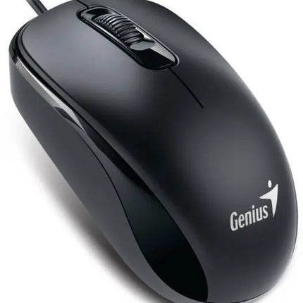 Mouse Genius DX-110, PC sau NB, cu fir, USB-C, optic, 1200 dpi, butoane/scroll 3/1, cablu 1.5m, negru