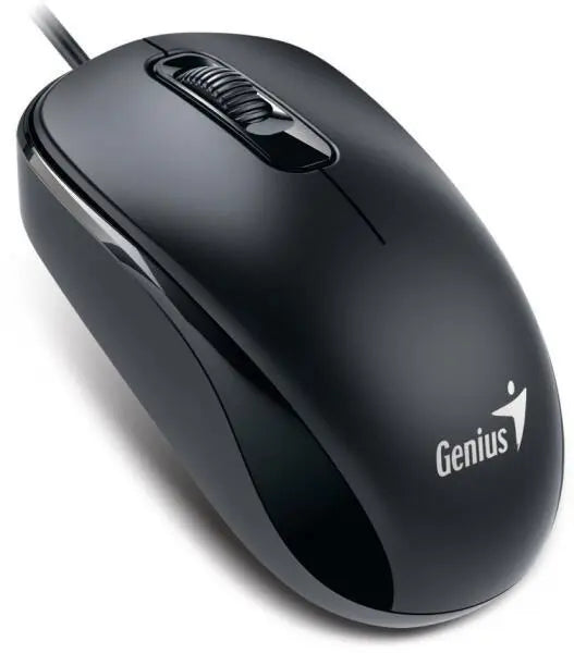 Mouse Genius DX-110, PC sau NB, cu fir, USB-C, optic, 1200 dpi, butoane/scroll 3/1, cablu 1.5m, negru