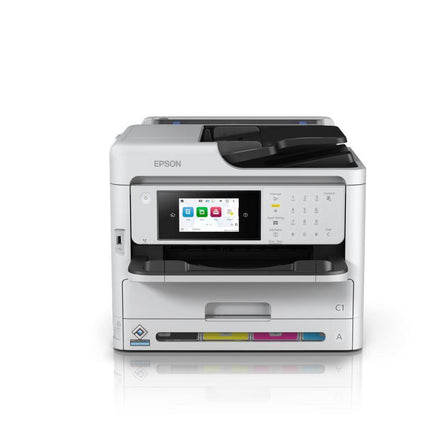 Multifunctional inkjet color Epson WorkForce Pro WF-C5890DWF, dimensiune A4 (Printare, copier, Fax ),duplex, viteza 34ppm alb-negru si color, rezolutie 4.800 x 1.200 dpi, alimentare hartie 250 coli + 50 ADF, Scanner: 24 ipm,rezolutie 1200 x 2400dpi, scan to email, FTP, USB, JPEG, TIFF, PDF, Senzor