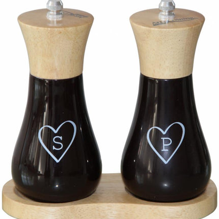 SET 2 RASNITE SARE & PIPER 15 CM +SUPORT DIN LEMN, ART OF DINING BY HEINNER