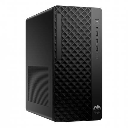 Desktop BusinessHPB6XV6ET cu procesor Intel Intel Core i3 14100 pana la 4.7 GHz, 8 GB DDR5, 512GB None, Intel UHD Graphics 730, Fara OS, Negru, 2 ani Garantie