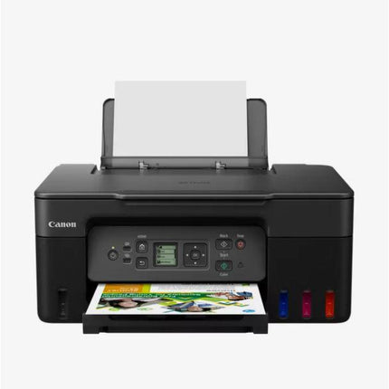 "Multifunctional inkjet color CISS Canon PIXMA G3470 Black, dimensiune A4(Printare, Copiere, Scanare), viteza imprimare 11ipm alb-negru, 6ipm color,rezolutie printare 4800x1200 dpi, imprimare fara margini, alimentarehartie 100 coli, scanner CIS rezolutie 600x1200 dpi, copiere multipla 99copii