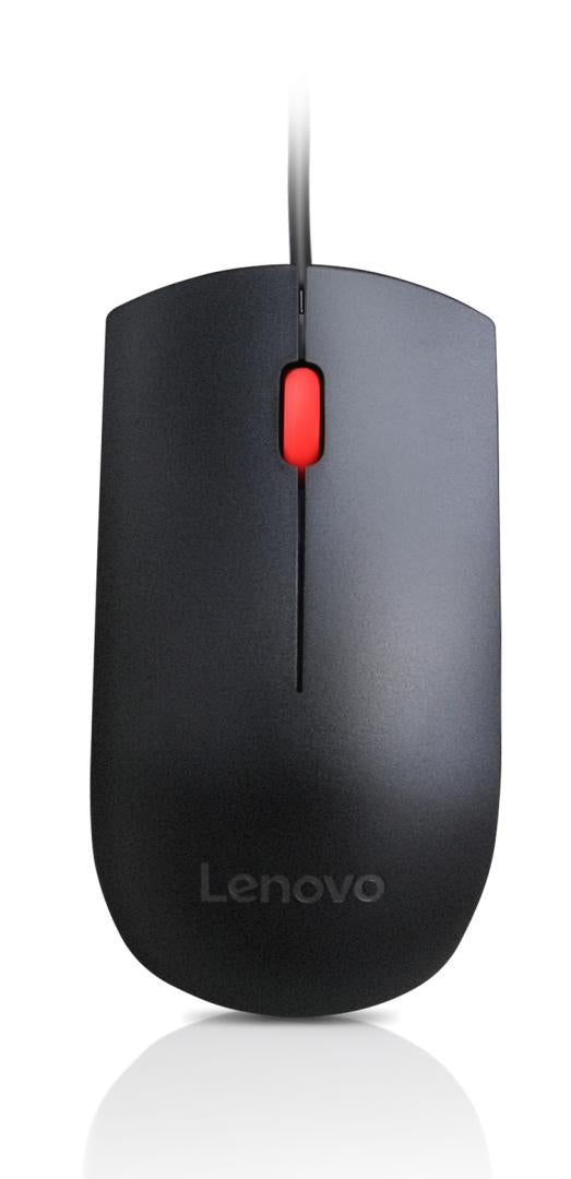 Mouse Lenovo Optical Wheel Mouse, 1600 DPI, Wired, Black