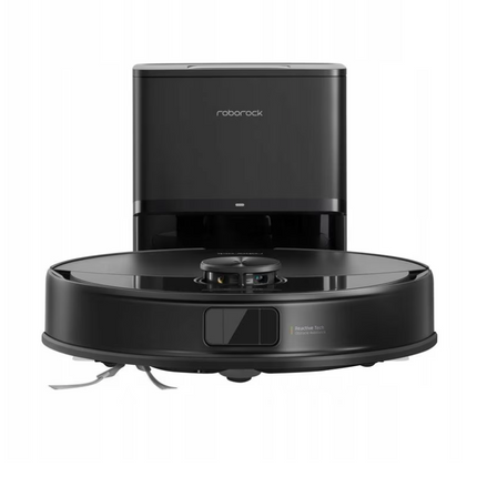 Robot de aspirare Roborock Q10 PF+, aspirator si mop cu statie de golire automata, 10.000 Pa, baterie 5.200 mAh, autonomie 180 min, navigatie AI, recipient praf 2.7L, Liftable Mop, Suport Alexa si Google Home, negru