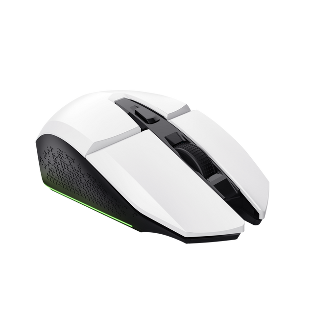 Mouse Trust GXT110W Felox cu fir, 4800 DPI, alb
