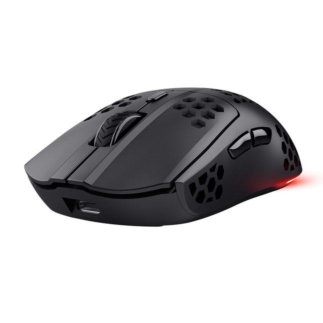 Mouse Trust GXT 929 Helox, wireless, rezolutie maxima 4800 DPI, negru