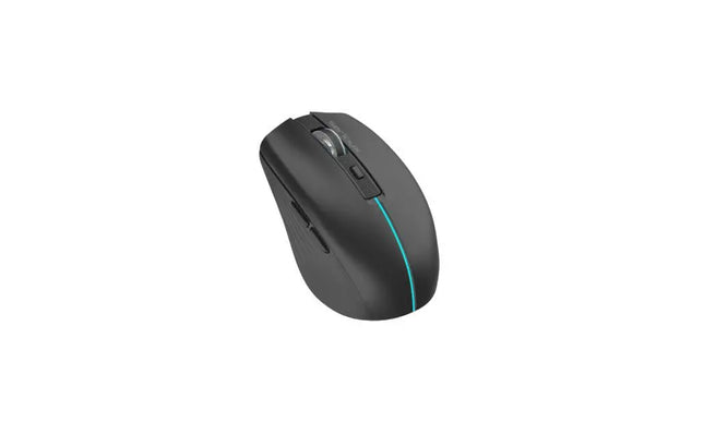 Mouse Serioux Flicker 212, Wireless, Negru, senzor: Optic, DPI: 800/ 1200/ 1600, conexiune: Dongle USB 2,4 GHz, banda de frecventa: 2,4 GHz, baterie integratÄƒ litiu de 500 mAh, banda LED, cerinÈ›e OS: Win, Mac, Vista