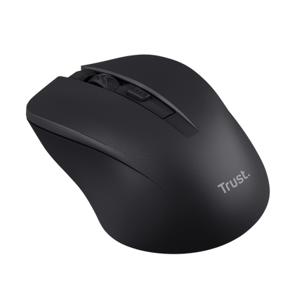 Mouse Wireless Trust Mydo, DPI:1000-1800, negru
