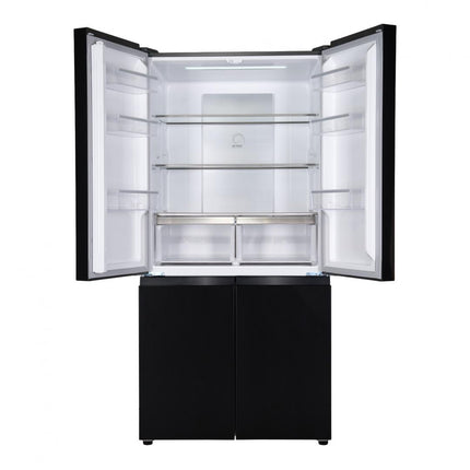 Side by Side HEINNER HSBS-HM600MDNFDXE++, No Frost, 600 L, Clasa E, Inox antracit