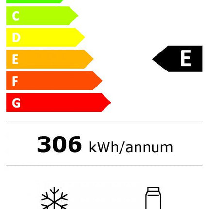 Side by Side HEINNER HSBS-M515MDINVHGBKE++, No Frost, 515 L, Clasa E, Sticla neagra