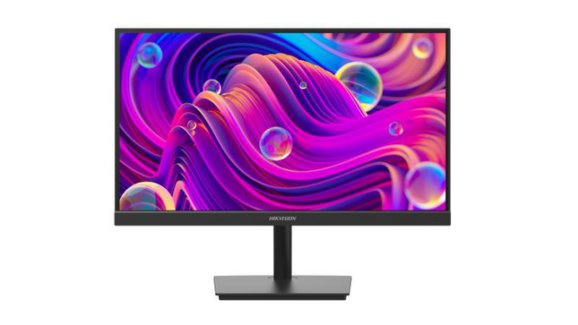 Monitor Hikvision 21.5 inch FHD IPS 100Hz, 178Â° ultra-wide view screen, 8 bit LVDS FHD (1920 Ã— 1080) display, backlight: E-LED, luminozitate: 250 cd/mÂ², interfata: HDMI SI VGA, alimentare: DC 12V, 2.0A, dimensiuni: cu baza: 493.26 (W) mm Ã— 393.45 (H) mm Ã— 185.74 (D) mm, fara baza: 493.26 (W) mm Ã—