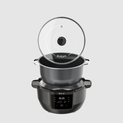 Slow Cooker Instant Pot, 800W, Capacitate 7.1L, Keep Warm, 4 in 1, control digital, Negru