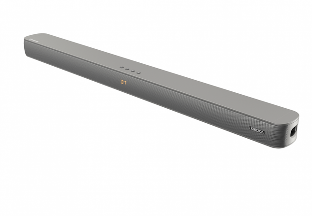 SOUNDBAR HORIZON HAV-S3600 / System 2.0 / RMS 100W (25W x4) / Digital Optical / AUX (3.5mm) / HDMI-ARC (CEC) / BT 5.3 / USB Playback / DOT- Matrix Display / Remote + Button Keys / Impedance: 6Î© x4 / Signal to Noise Ratio (SNR): 70dB / Total Harmonic Distortion (THD): 1% (1kHz, 1W) / Wall-Mount Ready