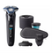 Aparat de ras electric Philips Seria 7000 S7886/58, 5 W, Autonomie 60 minute, Umed si uscat, Lame SteelPrecision SkinIQ Negru