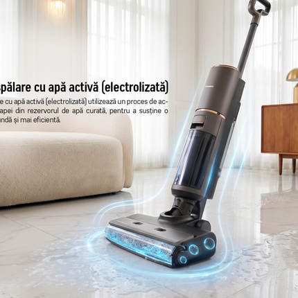 Aspirator vertical cu funcÈ›ie spÄƒlare HEINNER AquaFusionPro HSFW- PB160DRYBK