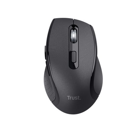 Mouse wireless Trust Sura, senzor optic, rezolutie maxima 1600 DPI, negru