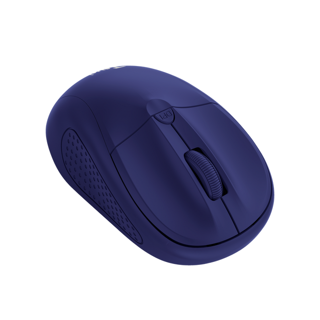 Mouse Trust Wireless optic, rezolutie 1600 DPI, albastru