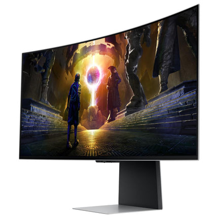 Monitor Samsung 34" LS34DG850SUXDU, Curvature: 1800R, Diagonal (inch): 34, Diagonal (cm): 86, Aspect ratio: 21:9, Panel: OLED, Resolution: 3440x1440, Refresh Rate: 175Hz, Response time GtG: 0.03ms, Brightness (max): 250 cd/mÂ², Contrast (static) : 1M:1, Viewing angle: 178/178, Color Gamut Type