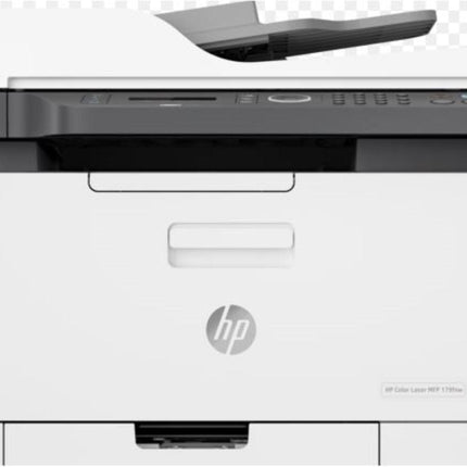 Multifunctional laser color HP Color Laser MFP 179FNW; Dimensiune A4 ,(Printare, Copiere, Scanare, Fax),Viteza max 16ppm negru si color,rezolutie max 600x600dpi, memorie 128 MB, Limbaj de printare: SPL, tava150 coli, display 2 linii LCD, scanner: CIS, ADF, color fl atbed, max600x600 dpi, max18/4