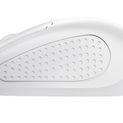 Mouse Trust Wireless Optical rezolutie maxima 1600 DPI, 4 butoane, 2 baterii tip AAA, alb