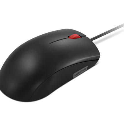 Mouse cu fir Lenovo 120; 1600DPI; conectivitate: USB-A; senzor optic; numar de butoane: 3; greutate: 90g; lungimea cablului: 1.5m; compatibil cu Windows 10 Home Single Language 64, Windows 11; culoare: negru