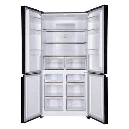 Side by Side HEINNER HSBS-HM600MDNFDXE++, No Frost, 600 L, Clasa E, Inox antracit