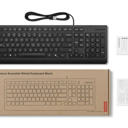 Lenovo Essential Wired Keyboard (Black)