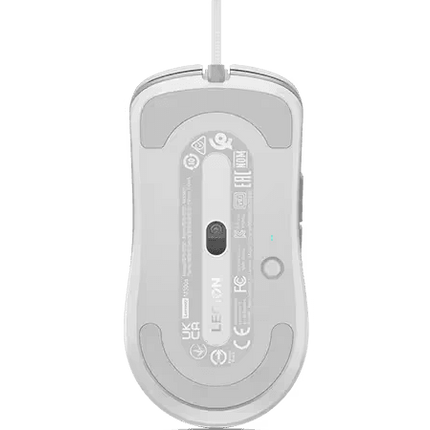 Mouse gaming Lenovo Legion M300s, Iluminare RGB, 8k DPI, Sensor Pixart, Glacier White