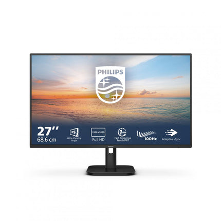 Monitor Philips 27" 27E1N1100A/00, Diagonal (inch): 27, Diagonal (cm): 69, Aspect ratio: 16:9, Panel: IPS, Resolution: 1920x1080, Refresh Rate: 100Hz, Response time GtG: 4ms, Response time MPRT: 1ms, Brightness (max): 250 cd/ãŽ¡, Contrast (static) : 1300:1, Contrast (dynamic): Mega Infinity DCR