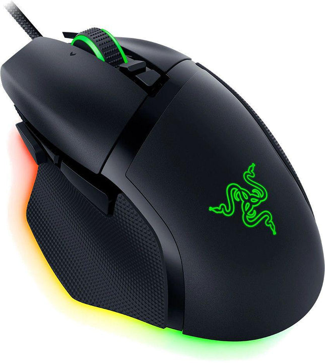 Razer Basilisk V3 35K, cu fir, rezolutie maxima 35000 DPI, 11 butoane programabile, iluminare Razer Chromaâ„¢ RGB, senzor Focus Pro 35K Optical Sensor Gen-2, negru