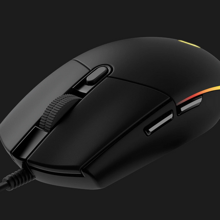Logitech mouse cu fir G102 RGB, 6 butoane, 8000 dpi, senzor optic, USB, negru