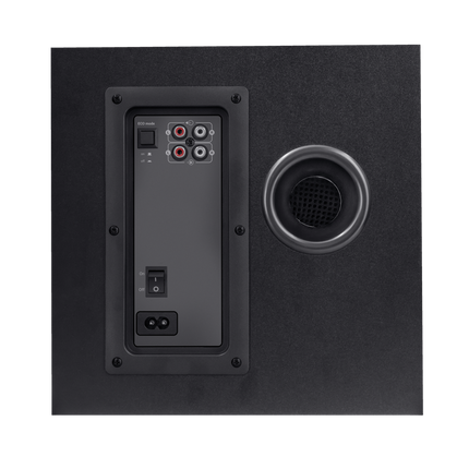 Sistem 2.1Trust GXT629 Tytan cu fir, USB 2.1, putere maxima RMS 120W, frecventa raspuns 20 Hz - 20.000 Hz, negru